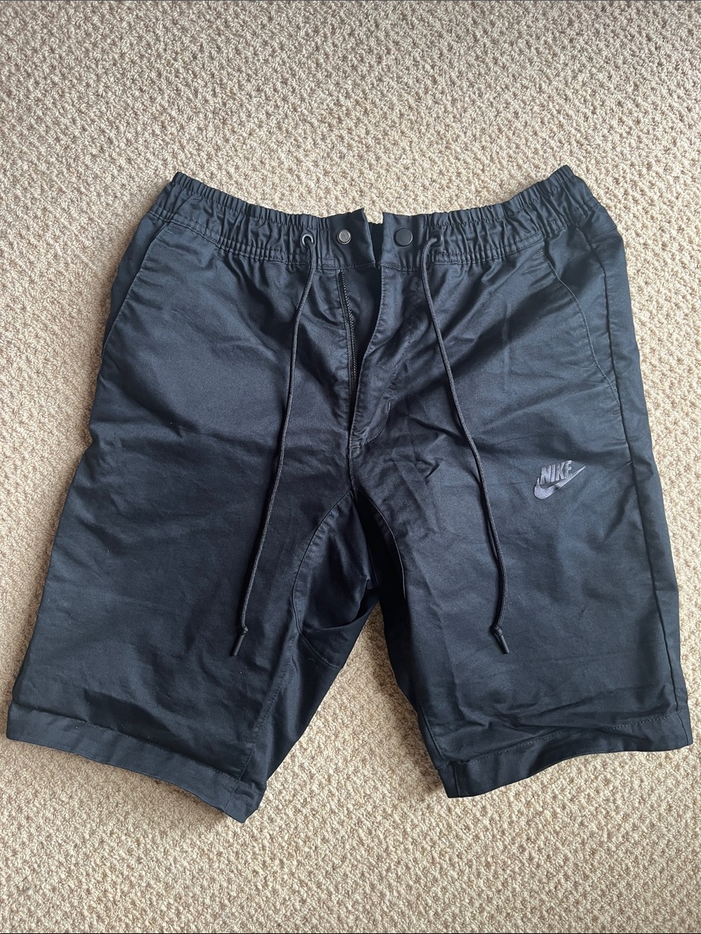 Nike Men’s Black Athletic Drawstring Shorts